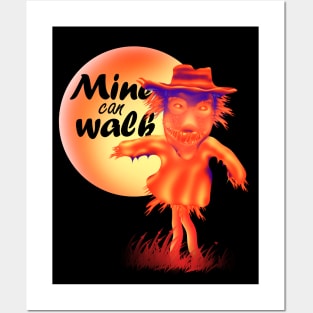 The scarecrow walks at midnight, funny halloween sayings Posters and Art
